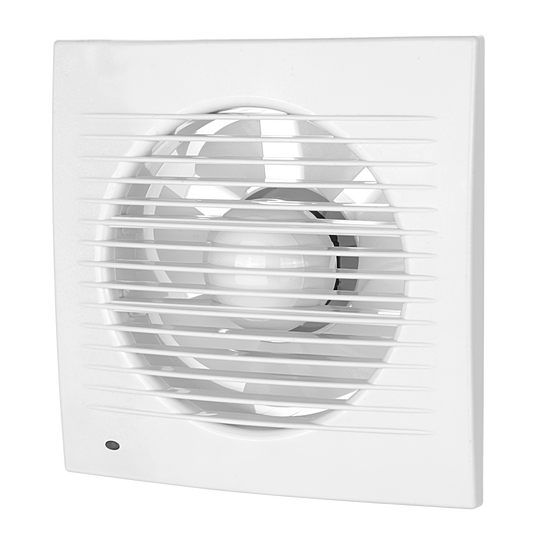 Extractor de baño Soleas fabricado en ABS color blanco, ideal para ventilación en baños