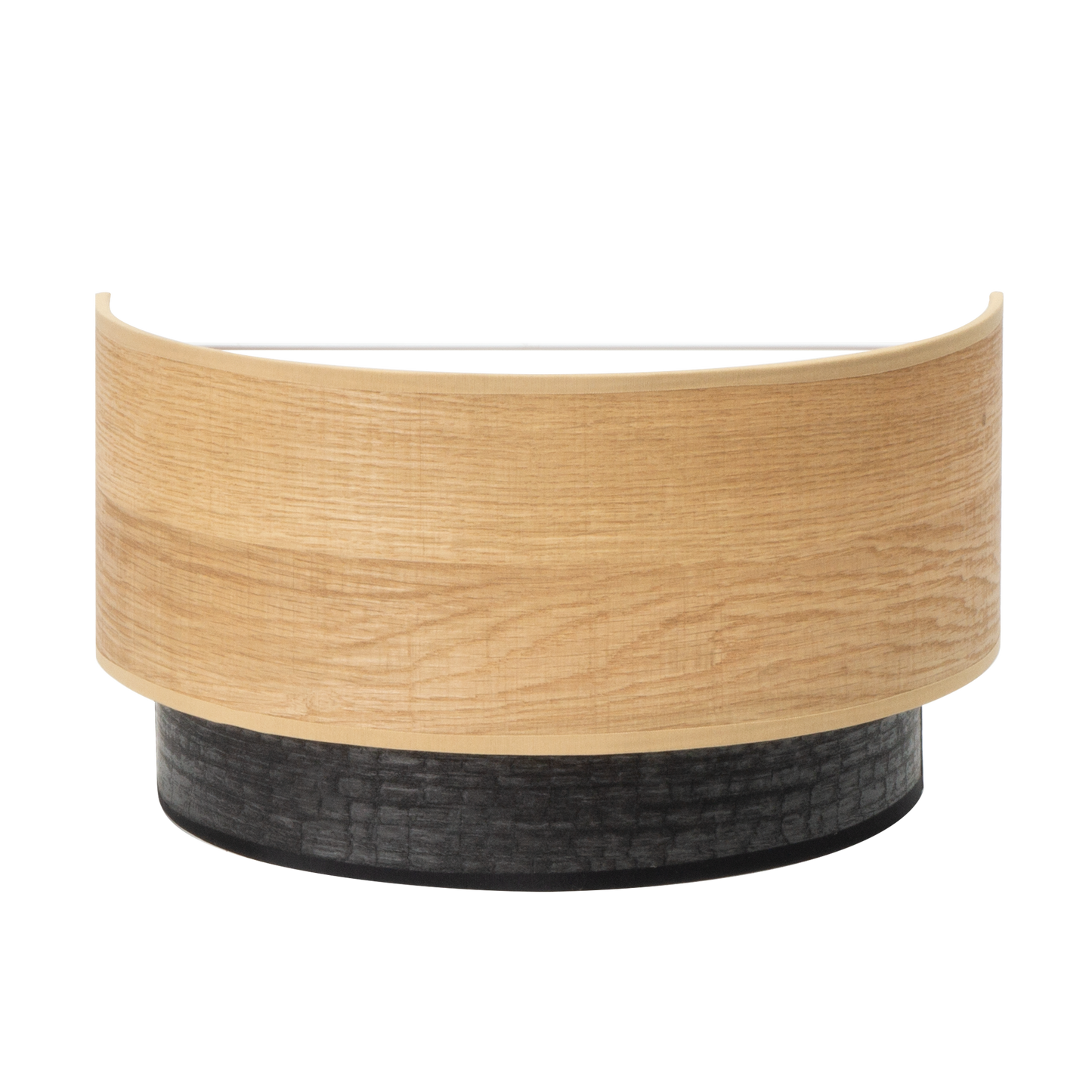 Aplique Colet Negro/Madera Clara de Fabrilamp, diseño moderno y elegante para iluminar tu hogar.