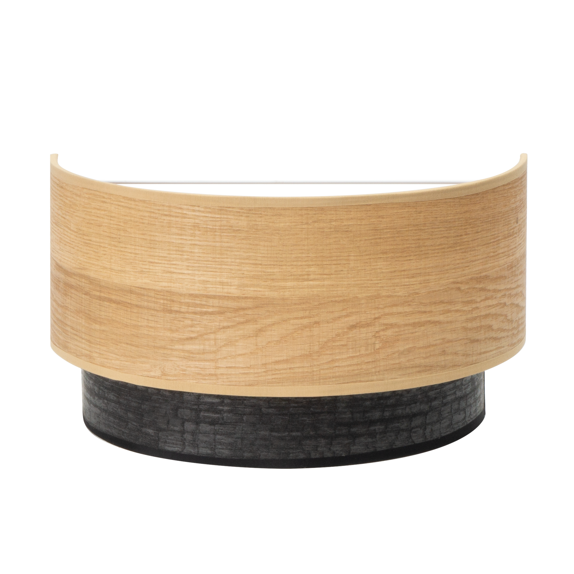 Aplique Colet Negro/Madera Clara de Fabrilamp, diseño moderno y elegante para iluminar tu hogar.