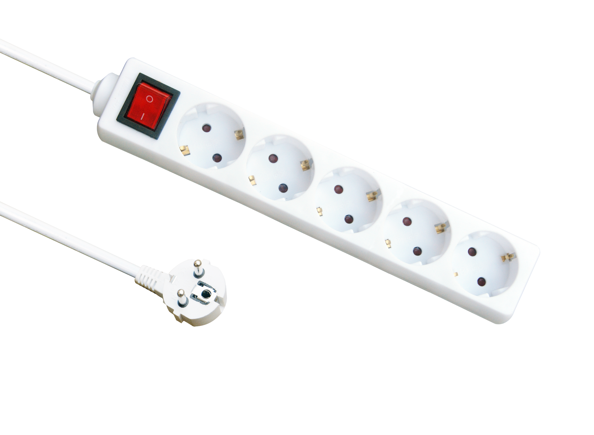 Base múltiple Fabrilamp con cable de cobre de 1.5 metros