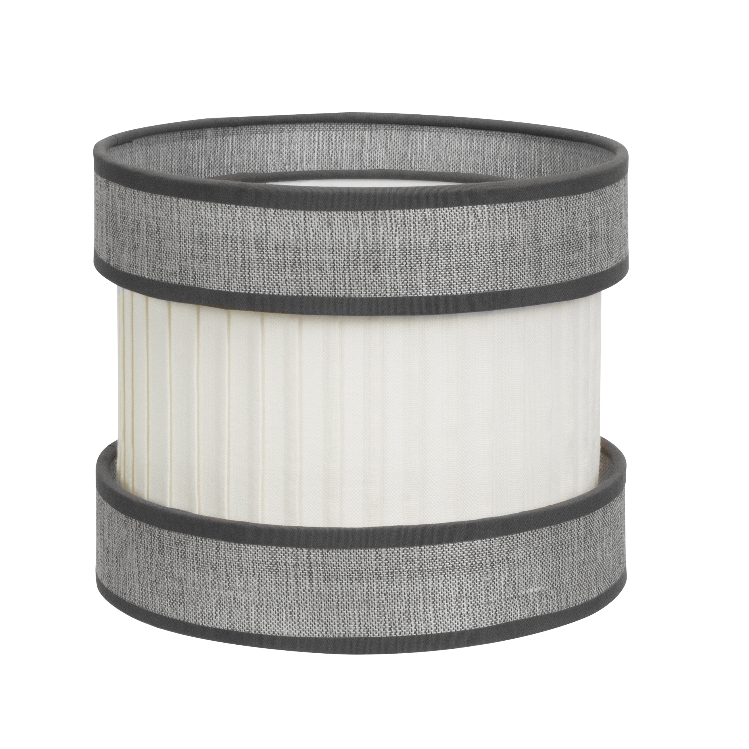 Pantalla Sobremesa Alto Home E27 Gris-Beis 30cm - Vista frontal