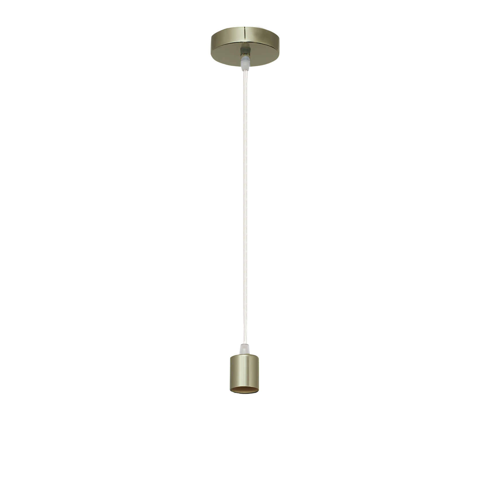 Armazón Cara fabricado en metal color cuero, colgante decorativo E27