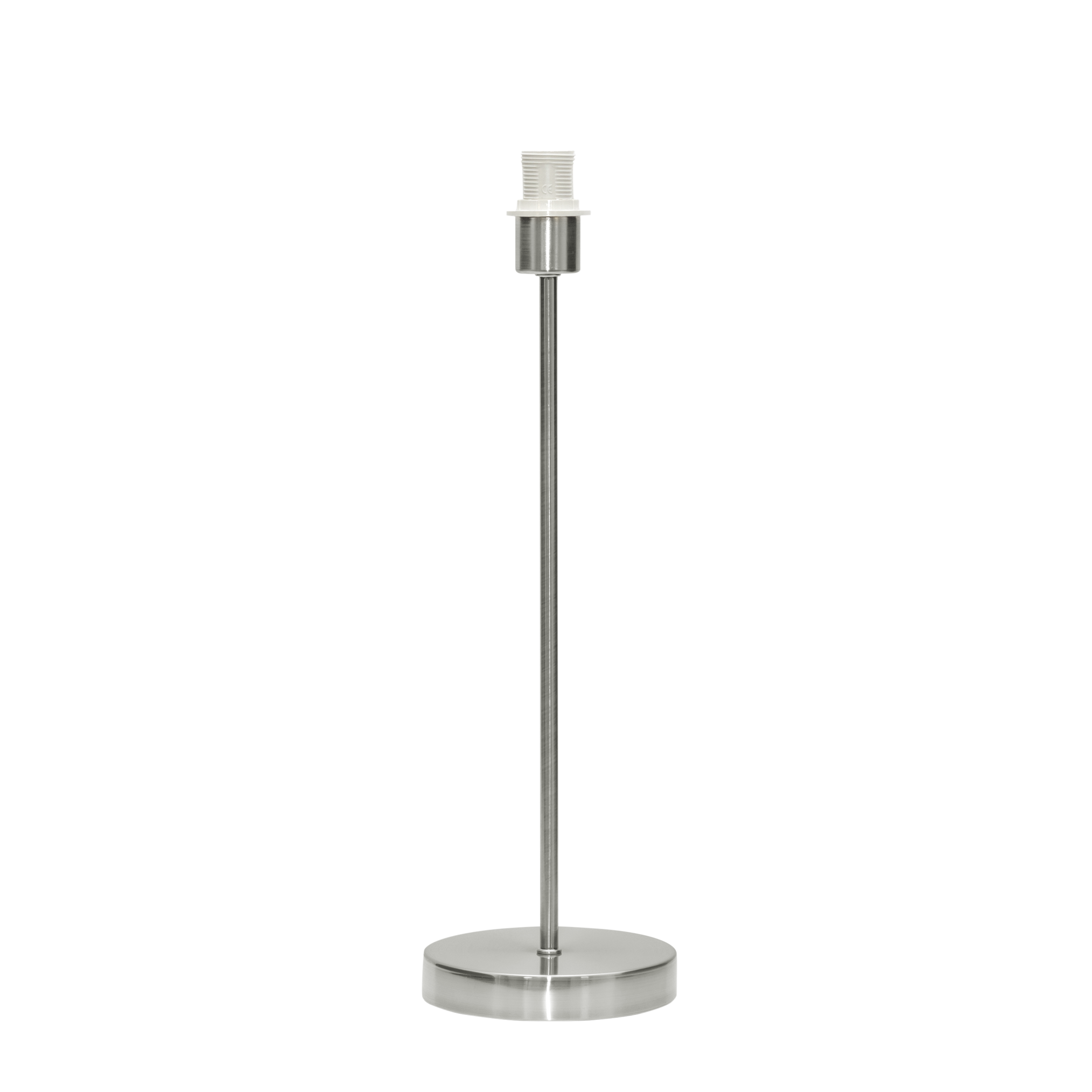 Armazón Cara fabricado en Metal color Níquel para lámpara de sobremesa