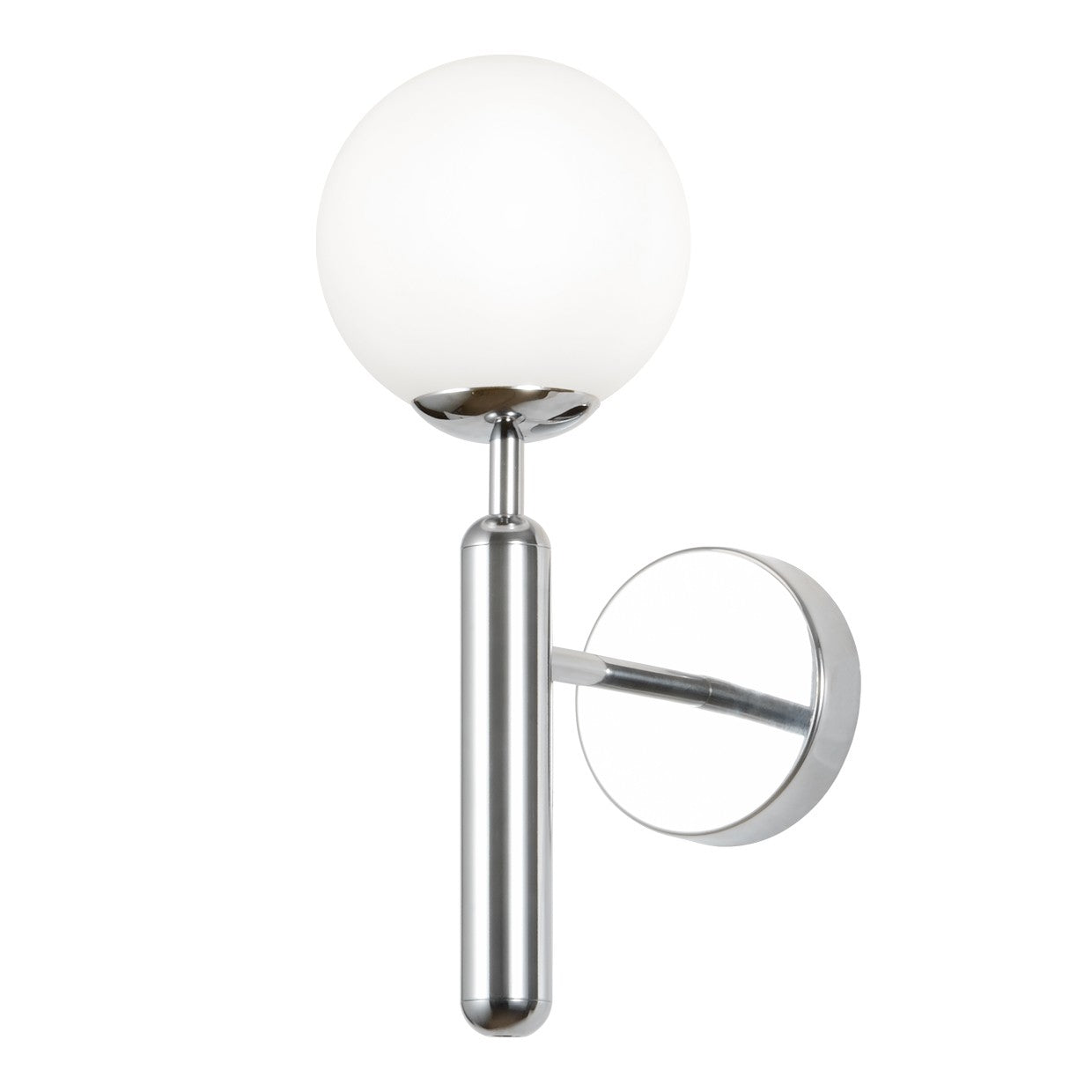 Aplique de pared Ficus cromo bola opal ALEMAR - Vista principal