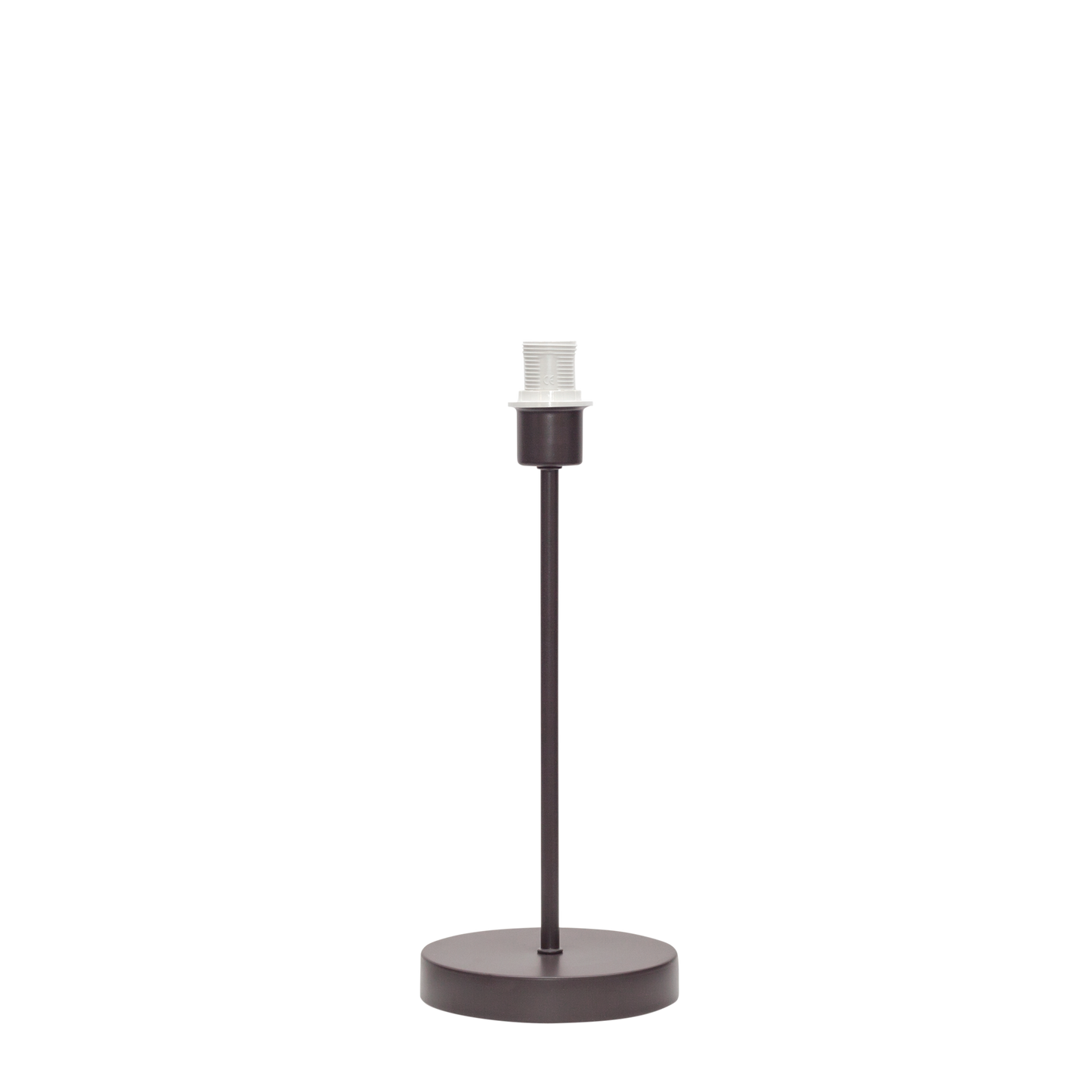 Armazón para lámpara Cara fabricado en metal color marrón, ideal para salón