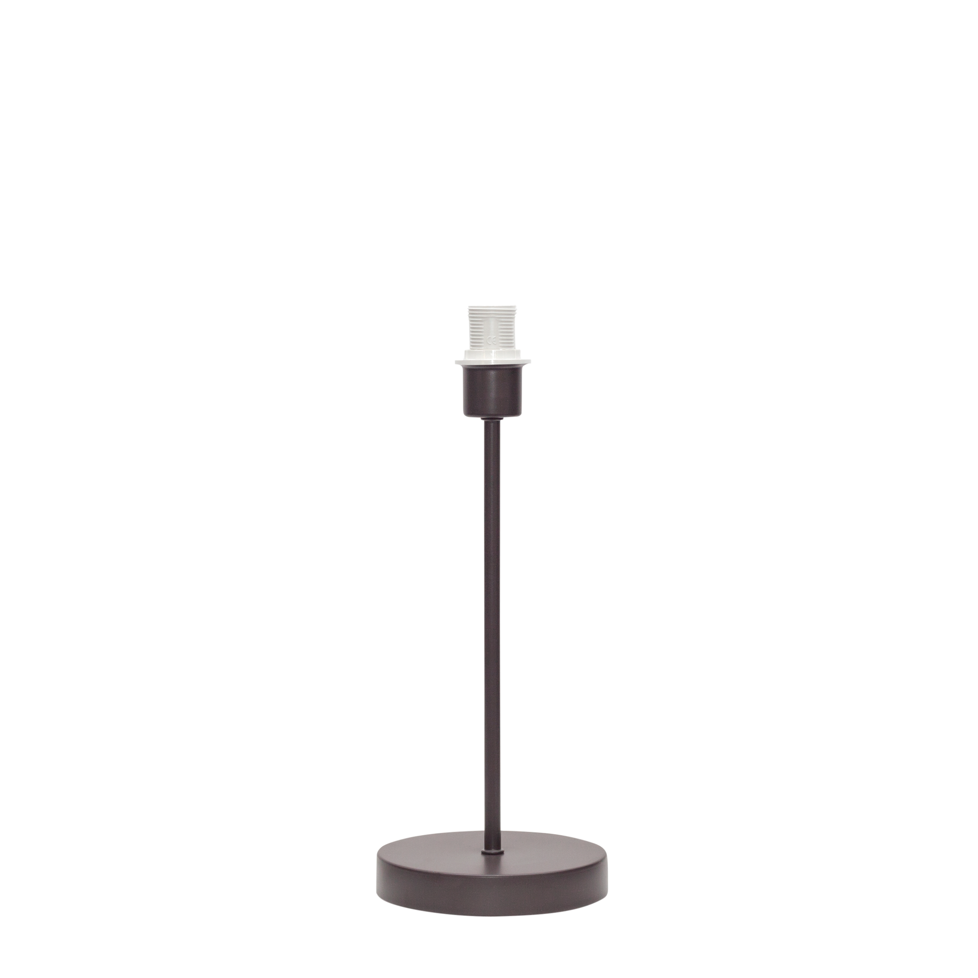 Armazón para lámpara Cara fabricado en metal color marrón, ideal para salón