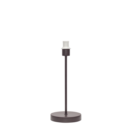 Armazón para lámpara Cara fabricado en metal color marrón, ideal para salón