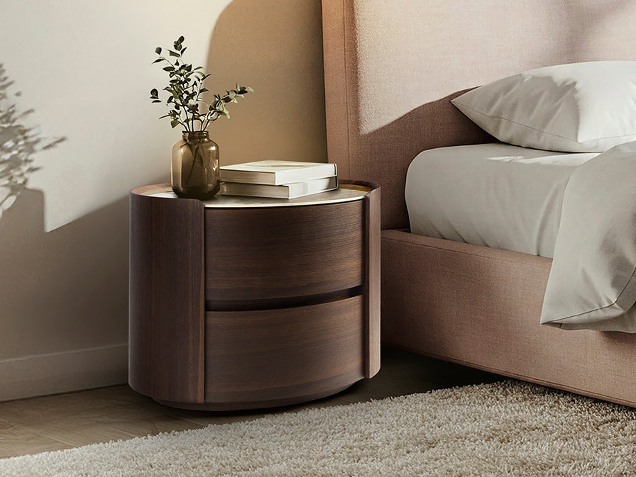 Mesita de Noche Enoc Roble Oscuro - Schuller - 411639 - Vista 6