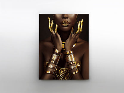 Fotografía Impresa en Cristal Templado Sombra y Oro 90x120 cm Schuller en ambiente decorado | Schuller
