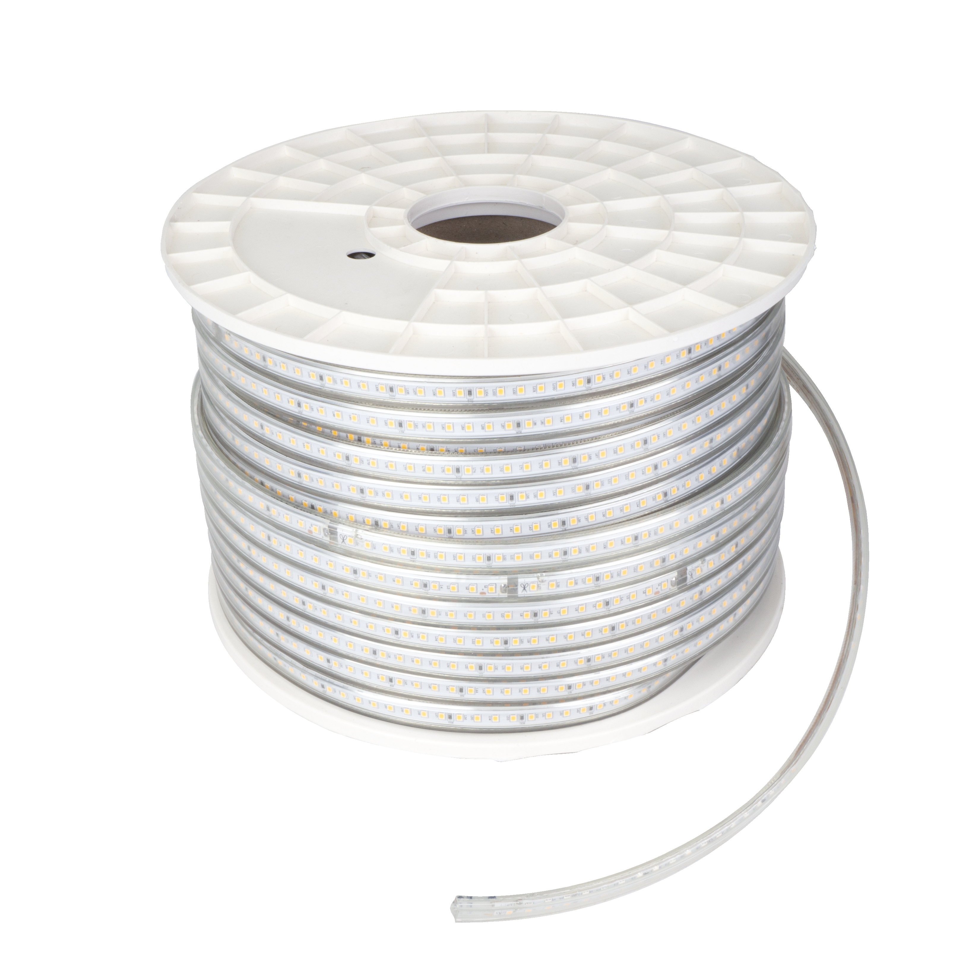 Cinta LED Flexible 1m RGB 220V Freya IP65 de Fabrilamp, resistente al agua.