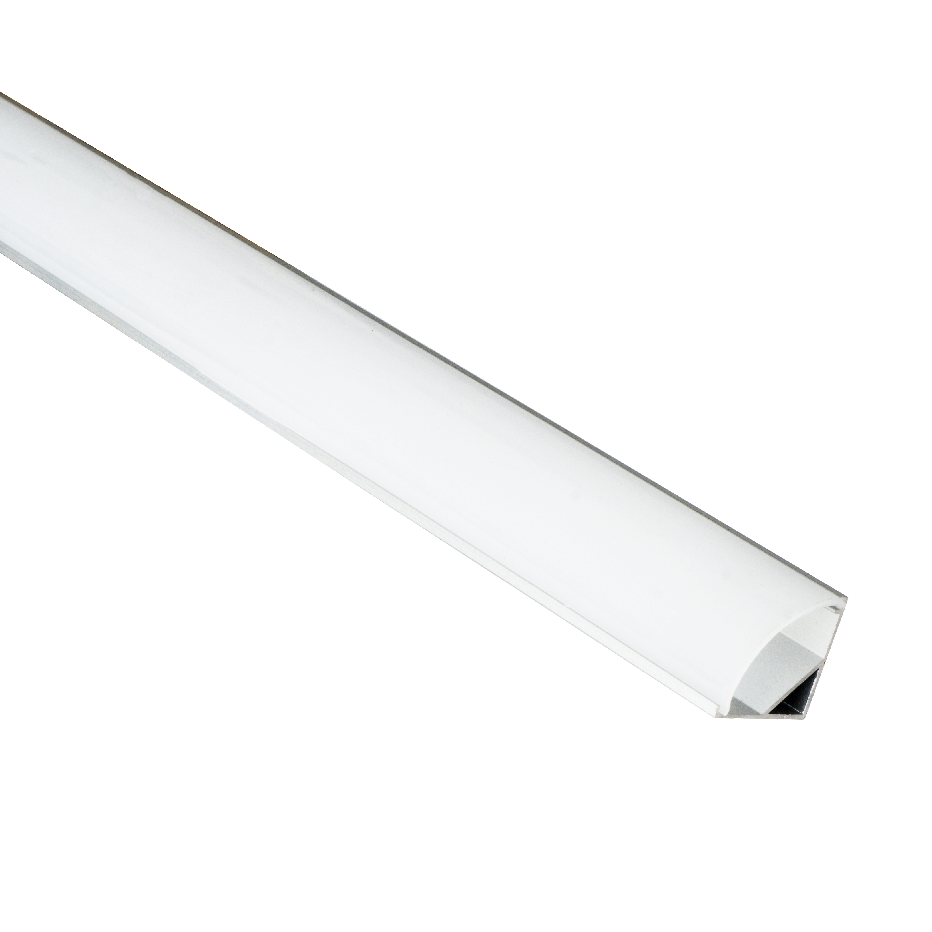 Canaleta de aluminio escuadra para cinta LED de hasta 15mm, 1,5x2x200cm. Fabrilamp. luzguru.com