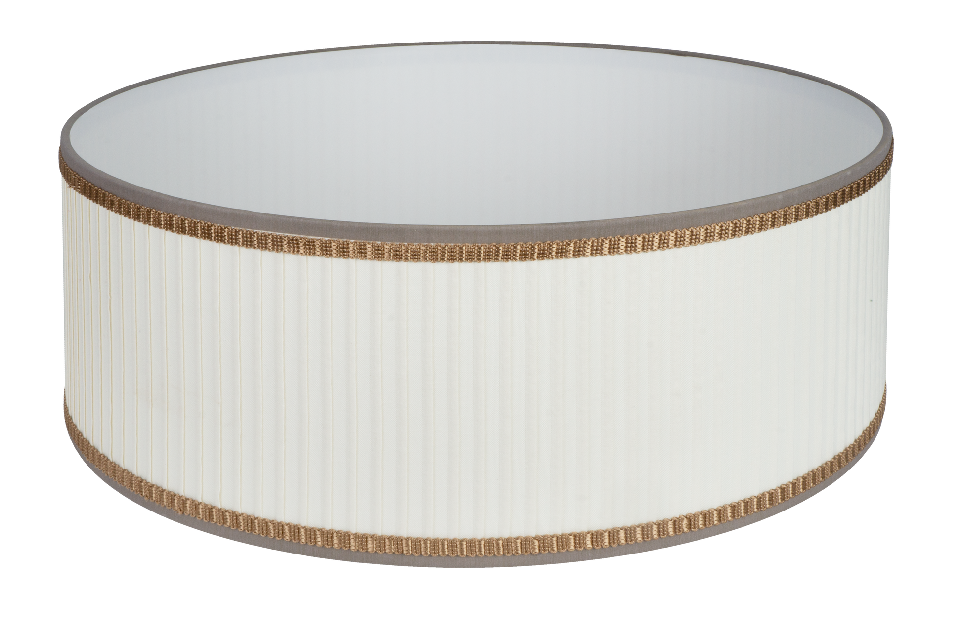 Pantalla colgante textil beige, perfecta para comedores elegantes