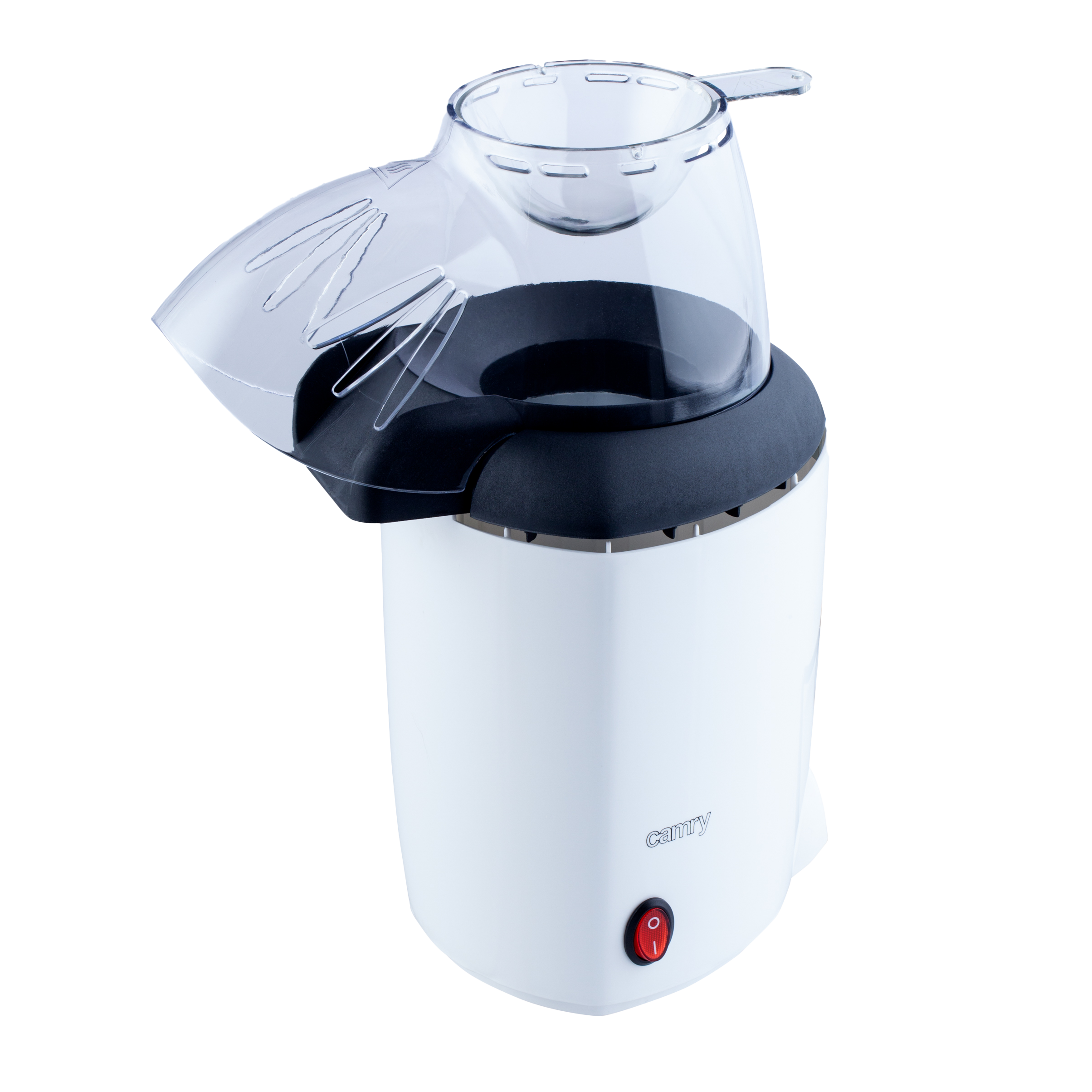 Palomitero 1200W Blanco/Negro Fabrilamp - Vista frontal