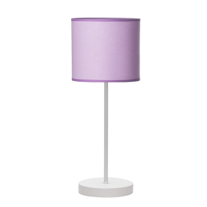 Sobremesa infantil Ibor Blanco/Lila de Fabrilamp, ideal para dormitorios infantiles. Compra en luzguru.com