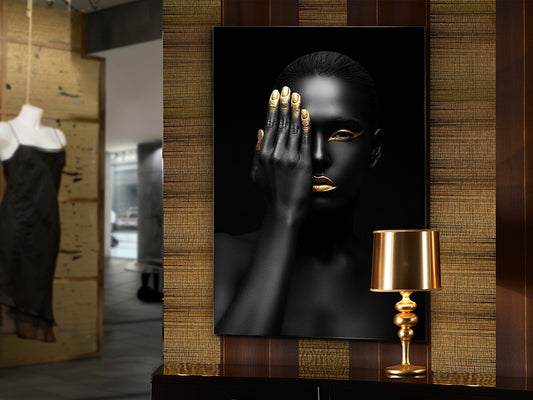 Fotografía Impresa en Cristal Templado Oronegro 80x120 cm Schuller en ambiente decorado | Schuller