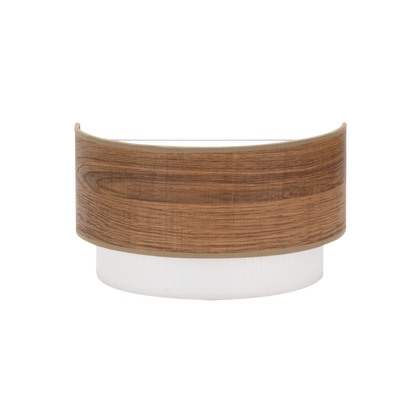 Aplique Myriam Madera Oscura de Fabrilamp, iluminación moderna para dormitorio y salón. luzguru.com