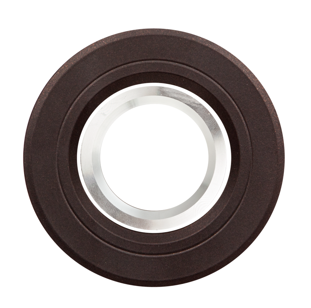 Empotrable Orientable Cenote Marrón/Cromo GU10 de Fabrilamp. Diseño redondo, moderno y elegante para interiores.