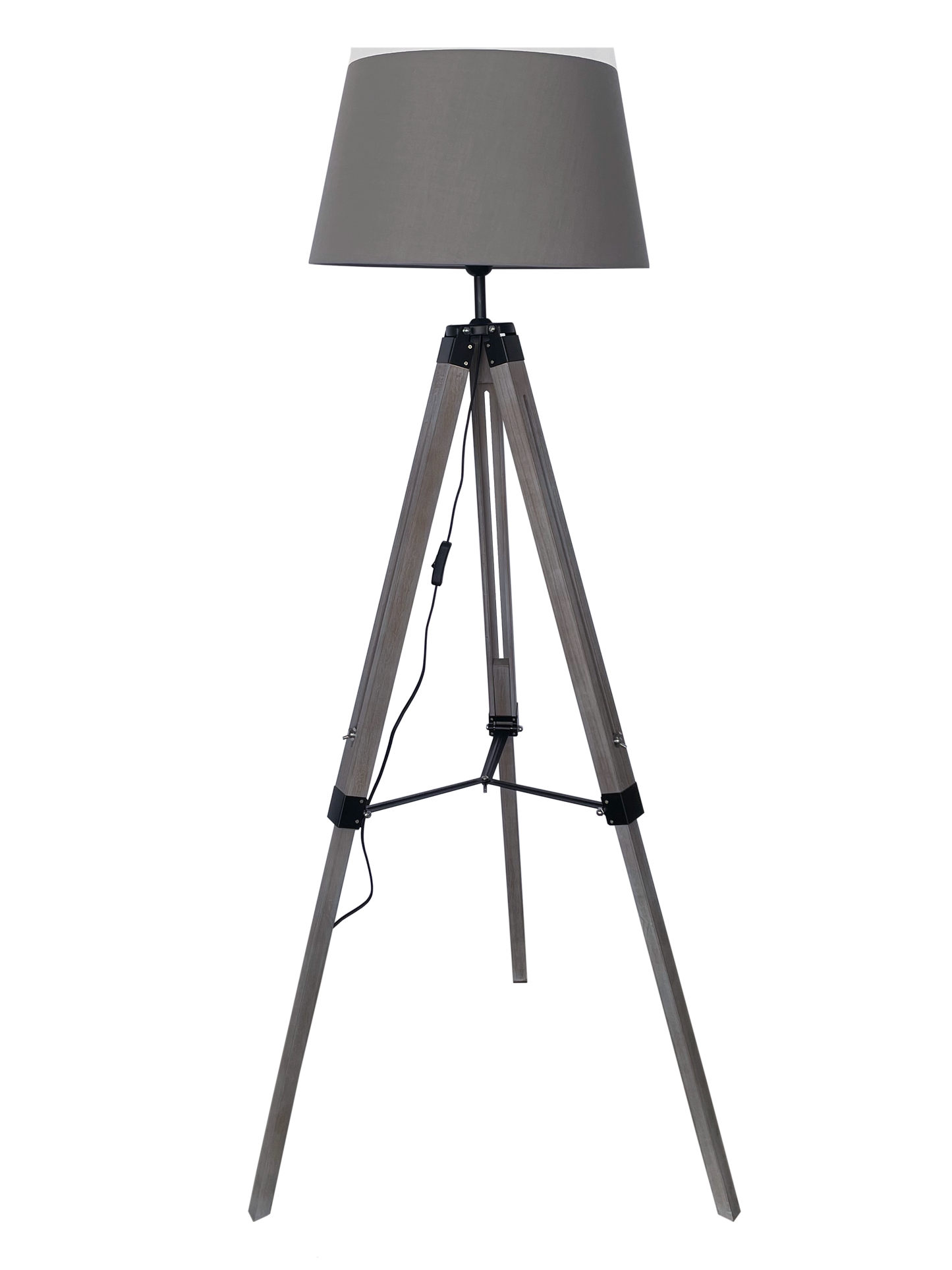 Lámpara de pie con altura regulable entre 106 y 145 cm para salón