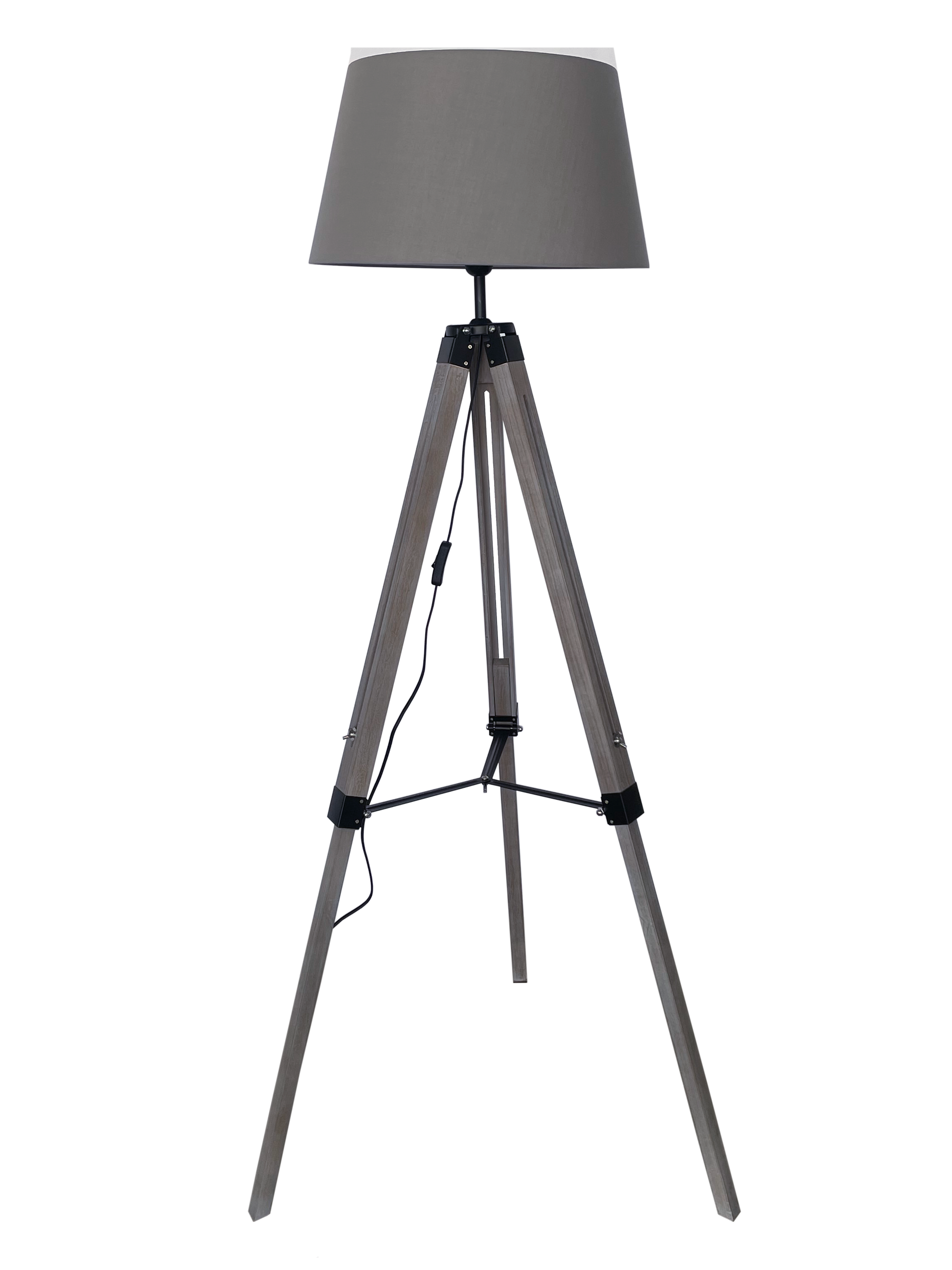 Lámpara de pie con altura regulable entre 106 y 145 cm para salón