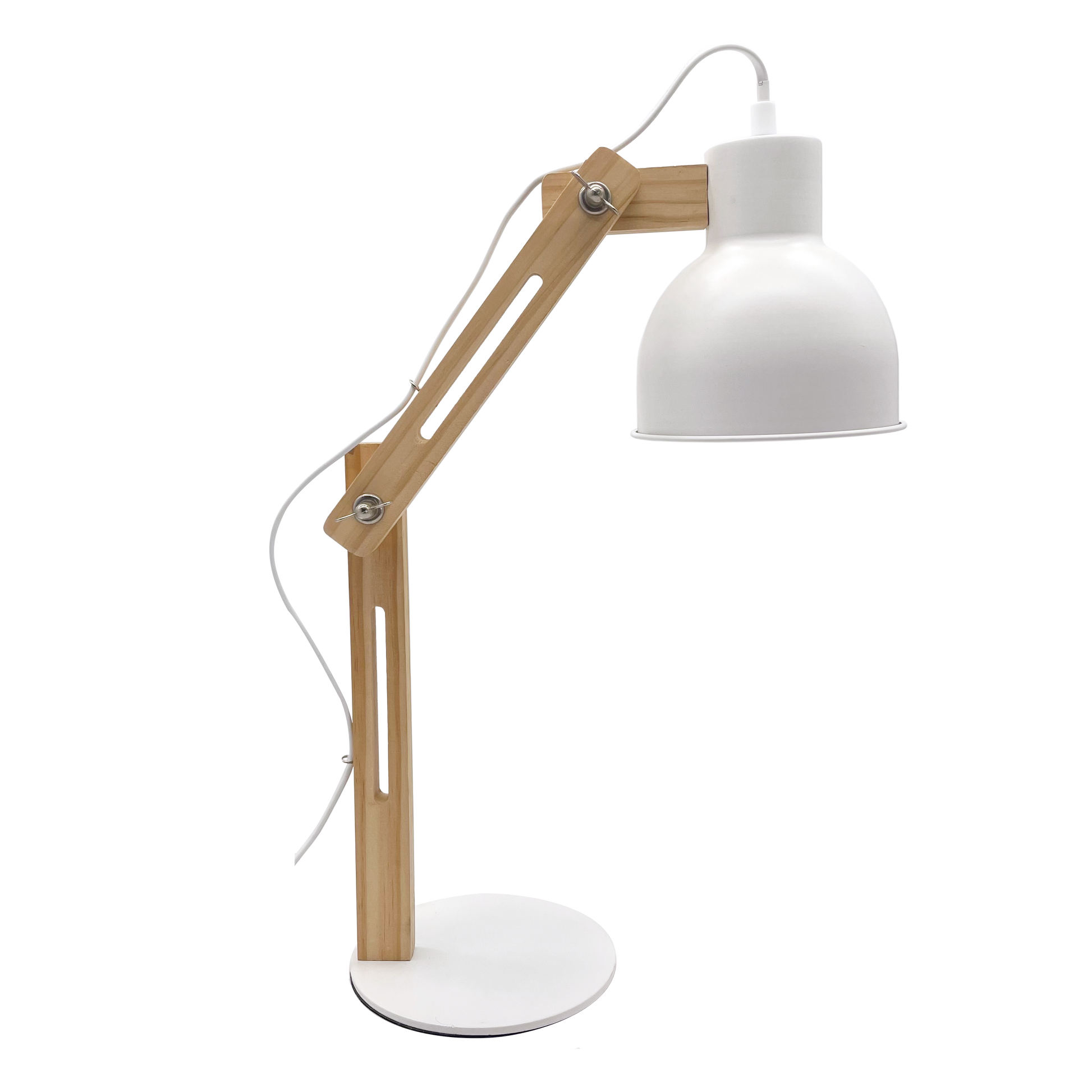 Flexo de escritorio con cuerpo articulable para dirigir la luz
