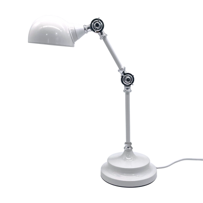 Lámpara de escritorio con diseño articulable y orientable, perfecta para el estudio