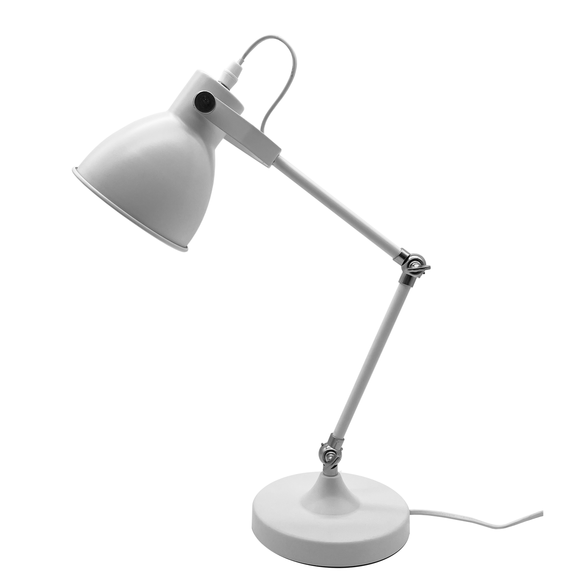 Flexo de escritorio con diseño articulado para dirigir la luz