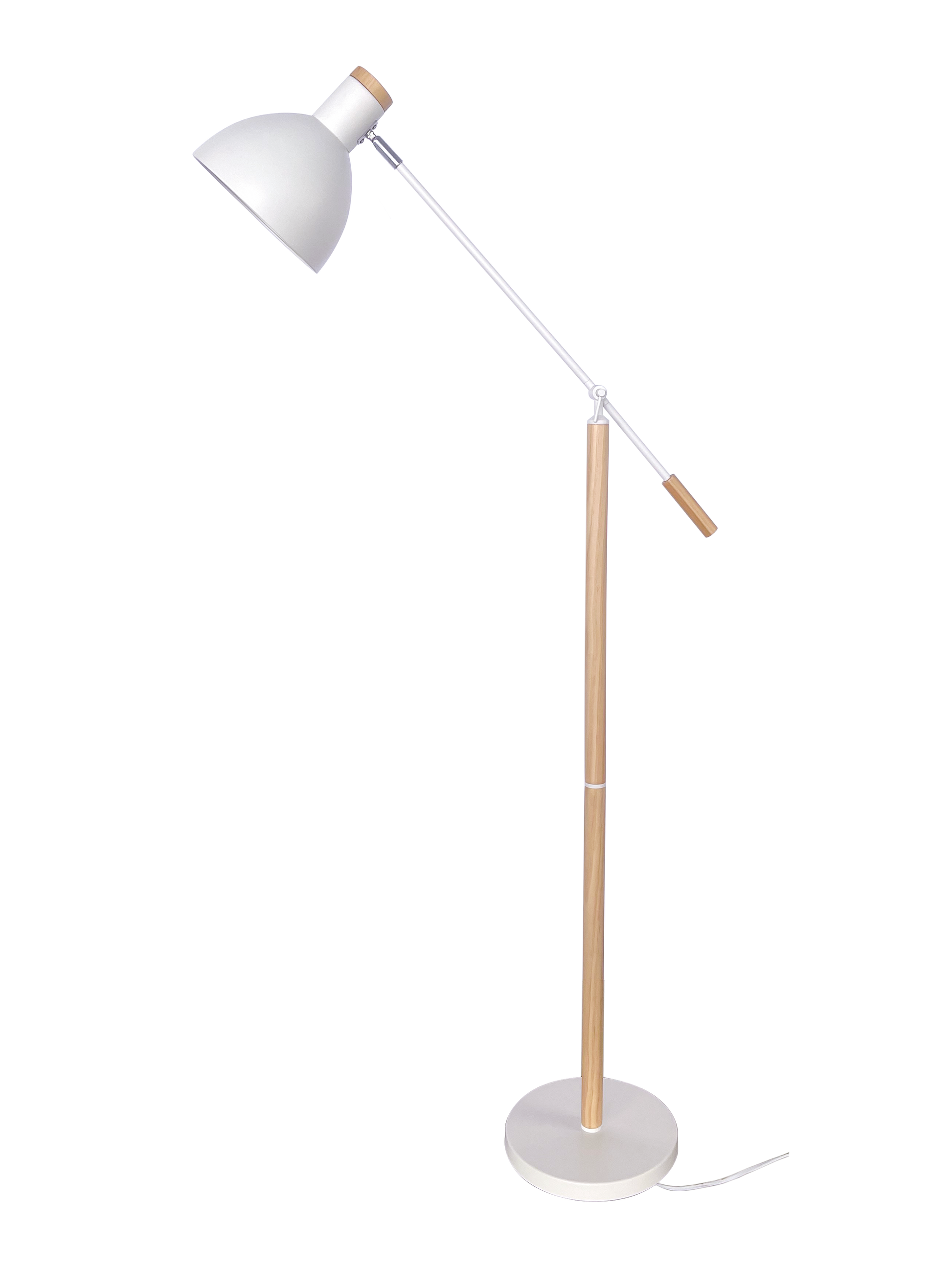 Lámpara de pie con cabezal orientable 360º para salón