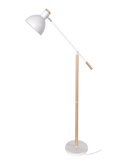 Lámpara de pie con cabezal orientable 360º para salón