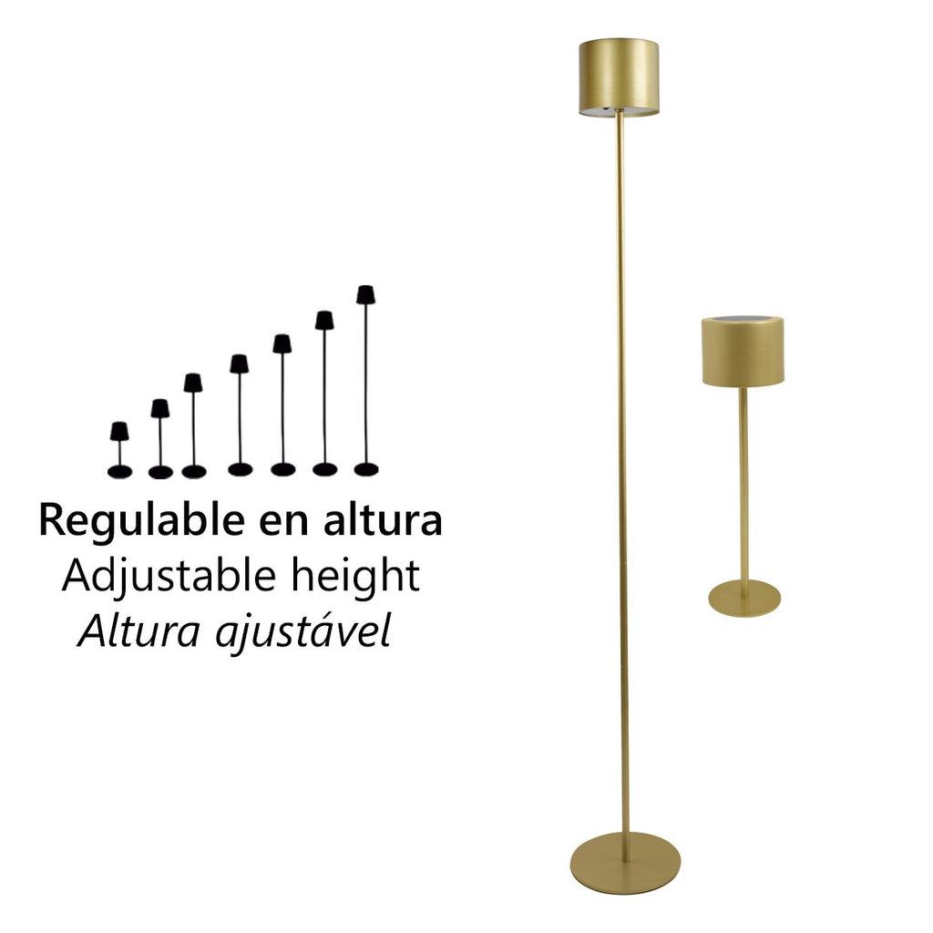Lámpara solar Eliseo en salón moderno - Vista general ambiente