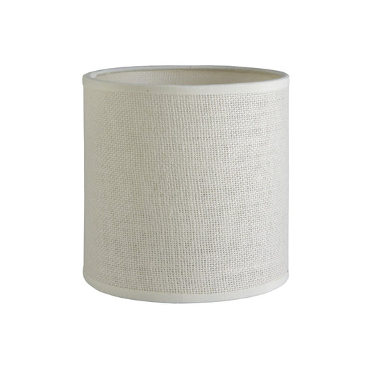 Pantalla cilíndrica tela saco beige 25 cm ALEMAR E-27 - Vista principal