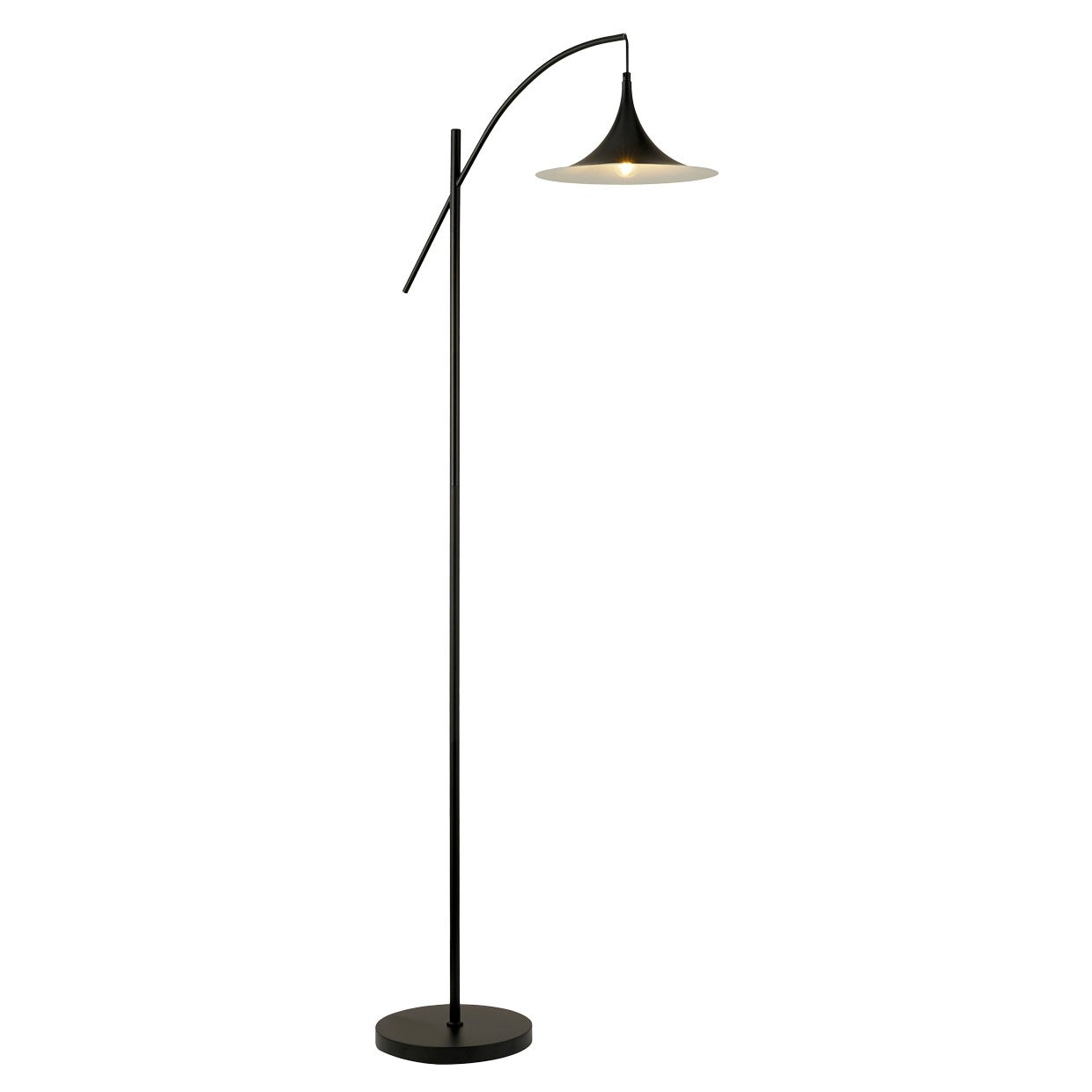 Pie de salón negro Conte ALEMAR con base estable - Vista principal