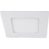 Downlight Empotrable EURO cuadrado LED 8W 6400K Interlusa en blanco