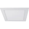 Downlight Empotrable EURO Cuadrado LED 6400K Interlusa A01282001B en color blanco, ideal para iluminación técnica y de trabajo.