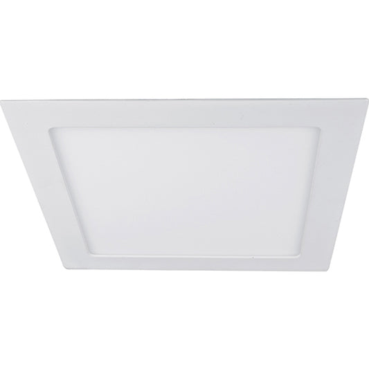 Downlight Empotrable LED Cuadrado 20W 6400K Blanco Interlusa - Vista frontal principal en fondo blanco | LuzGurú