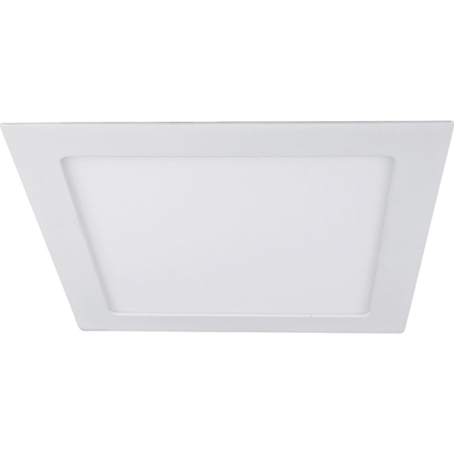 Downlight Empotrable LED Cuadrado 20W 1600lm 3500K Blanco Interlusa - Vista frontal principal en fondo blanco | LuzGurú