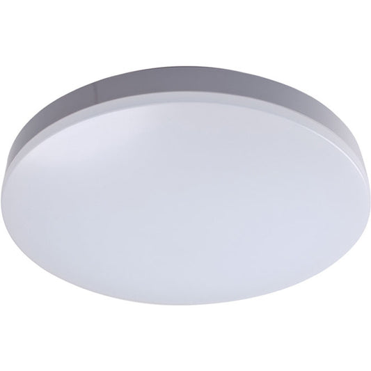 Plafón LED Aragonita 28,5 cm 16W Blanco Luz Fría Lumit Interlusa - Vista frontal principal en fondo blanco | LuzGurú