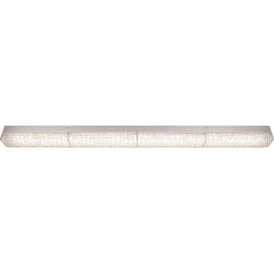 Aplique LED HELSÍNQUIA 118 cm Transparente/Cromo Interlusa - Vista frontal principal en fondo blanco | LuzGurú