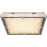 Plafón VILNIUS LED cuadrado transparente cromo Interlusa A04586049 en ambiente moderno