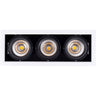 Downlight Empotrable ALFEU rectangular LED 3x30W 6650lm 4000K Interlusa en color blanco