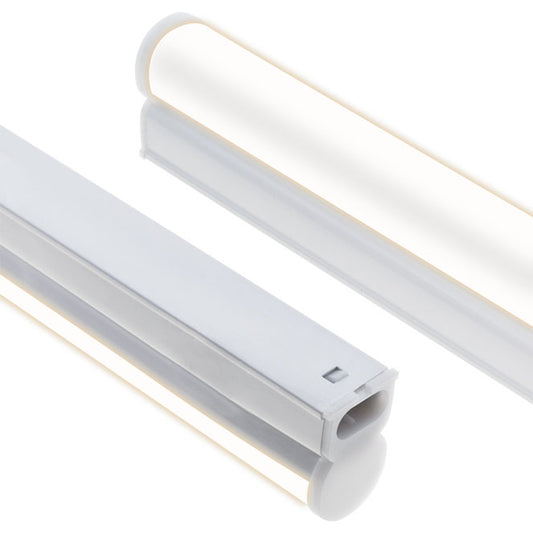Regleta LED AXINITE 60 cm 9W 4000K Blanco Interlusa - Vista frontal principal en fondo blanco | LuzGurú