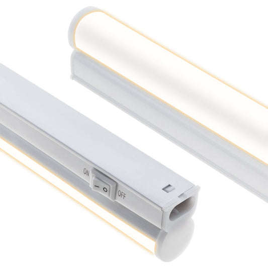 Regleta LED AXINITE 150 cm 20W 3000K Blanco Interlusa - Vista frontal principal en fondo blanco | LuzGurú