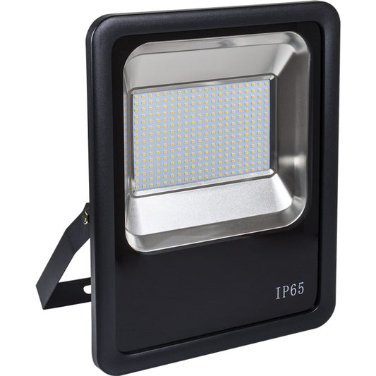 Proyector LED TRENT 150W 8300lm 3000K Negro Interlusa - Vista frontal principal en fondo blanco | LuzGurú