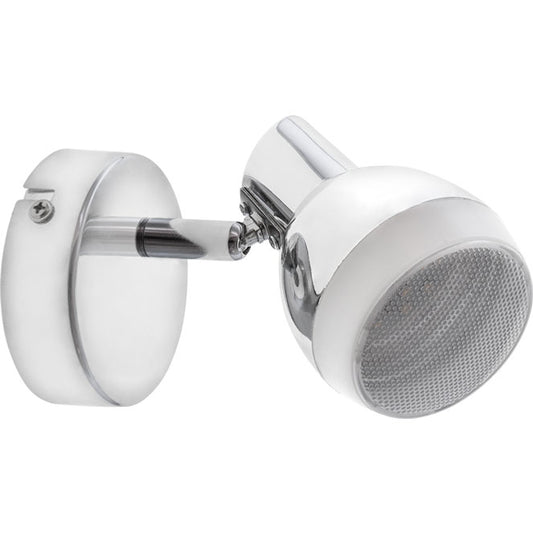 Aplique LED Cromo Lumit RUI A08080120A para iluminación moderna y elegante.