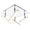 Plafón LED Cromo LUMIT JORGE A08180403A, iluminación moderna y eficiente.