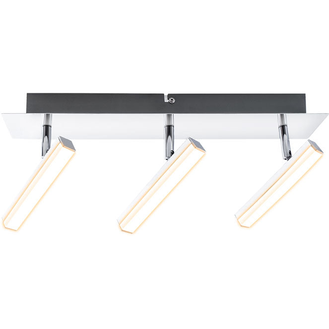 Aplique LED orientable Lumit Jorge, diseño moderno en cromo, A08190303A
