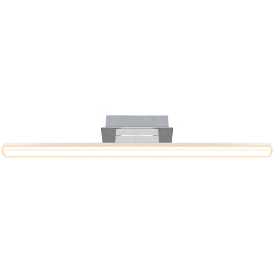 Aplique de pared LED Jorgina 55,5 cm Cromo Interlusa - Vista frontal principal en fondo blanco | LuzGurú