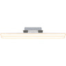 Aplique de pared JORGINA LED de Interlusa en acabado cromo, ideal para cocina y salón, con luz cálida de 3000K y 1600 lúmenes.
