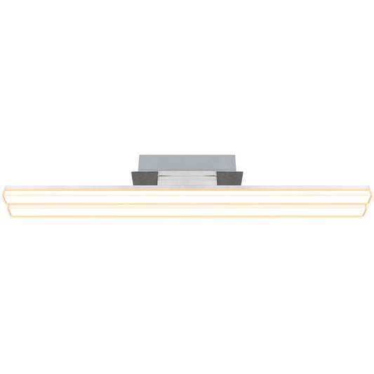 Aplique de Pared LED Jorgina 55,5 cm Cromo Interlusa - Vista frontal principal en fondo blanco | LuzGurú