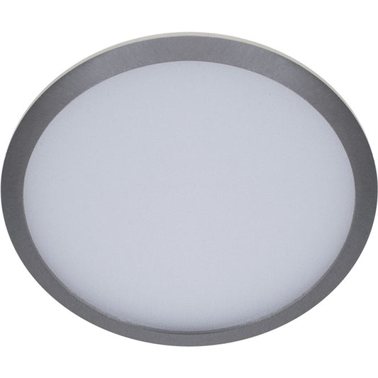 Downlight Empotrable MARCO 30 cm LED 24W 4000K Níquel LUMIT Interlusa - Vista frontal principal en fondo blanco | LuzGurú