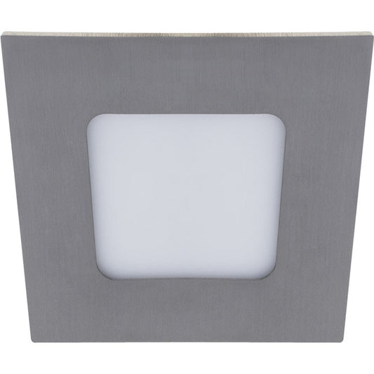 Downlight Empotrable FRANCO Cuadrado LED Interlusa Níquel A08780303A